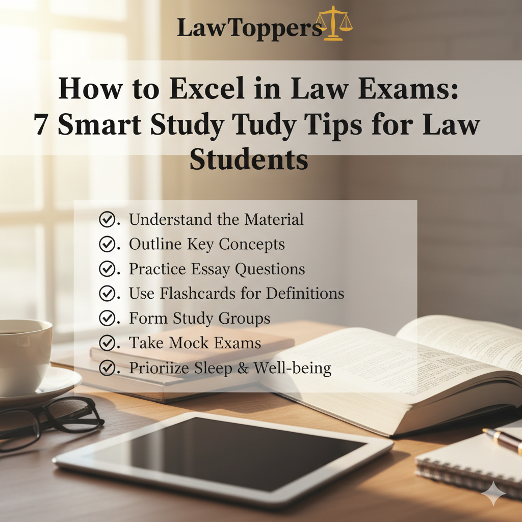 How to Excel in Law Exams: 7 Smart Study Tips for Law Students | LawToppers